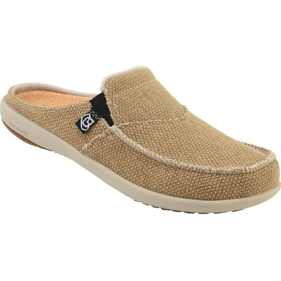 Spenco Siesta Tan Woven Slide Clogs Casual Comfort Shoes - Picture 1 of 14